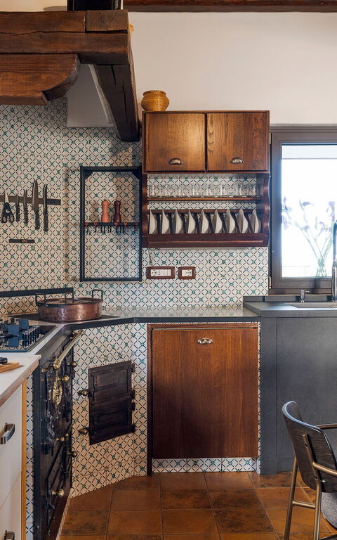 Corte Antigua: Cucina, Sala da pranzo