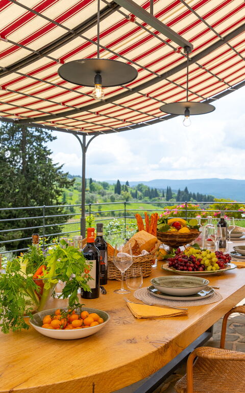 Villa Tenuta Casenuove: all'aperto, Balcone / Terrazza / Patio, Esterni, Vista Panoramica