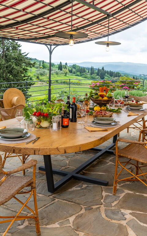 Villa Tenuta Casenuove: all'aperto, Balcone / Terrazza / Patio, Esterni, Vista Panoramica