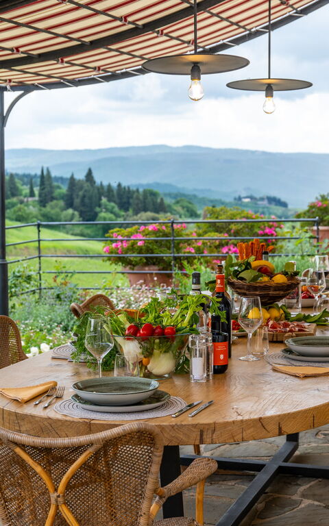 Villa Tenuta Casenuove: all'aperto, Balcone / Terrazza / Patio, Esterni, Vista Panoramica