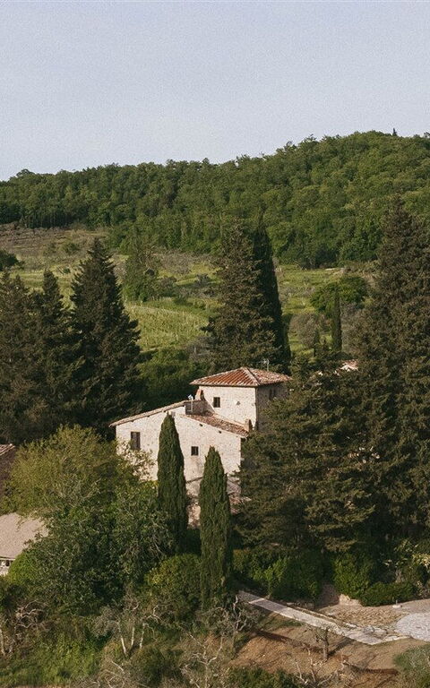 Podere Lupinati: Piscina, Vista Panoramica