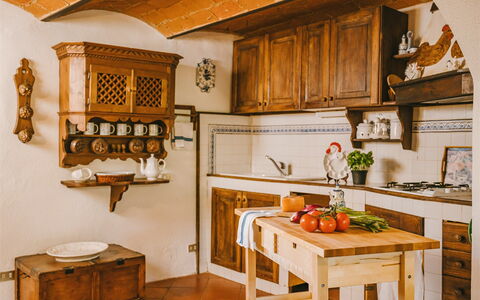 Alloggio Corte: Cucina, Sala da pranzo
