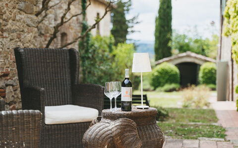 Alloggio Colonica: Balcone / Terrazza / Patio