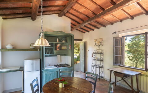 Alloggio Granaio: Cucina, Sala da pranzo, Soggiorno