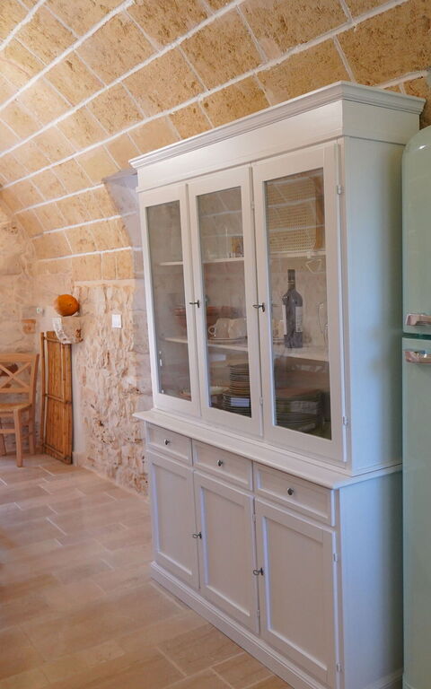 Trullo Samanta: Cucina, Sala da pranzo