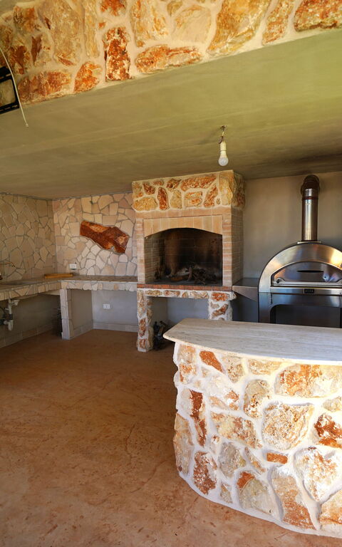 Trullo Samanta: all'aperto, Balcone / Terrazza / Patio, Cucina, Giardino