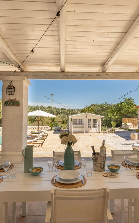 Villa Lampu Di Luce: all'aperto, Balcone / Terrazza / Patio, Piscina