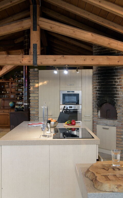 Villa Irida: Cucina, Sala da pranzo, Soggiorno