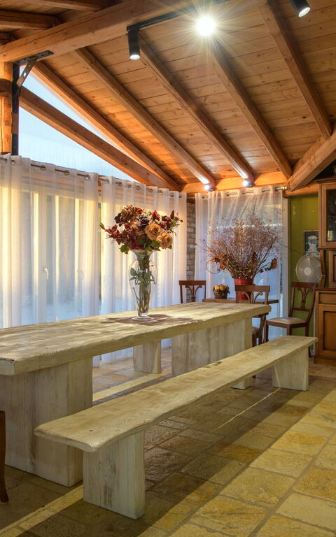 Villa Irida: Cucina, Sala da pranzo, Soggiorno