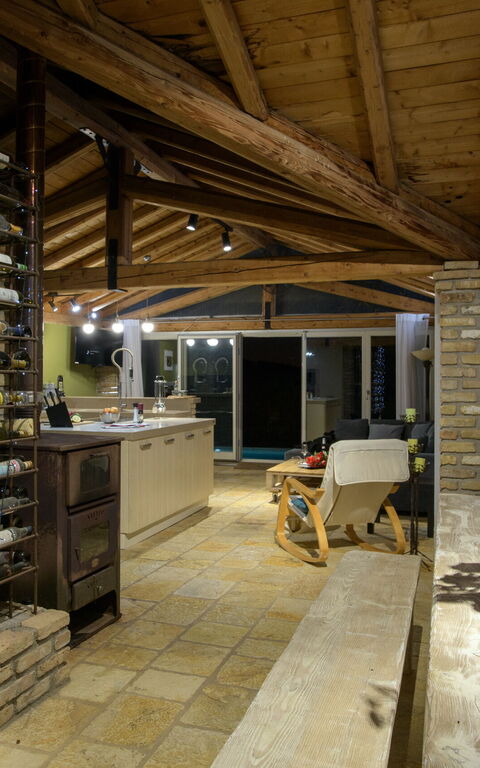 Villa Irida: Cucina, Sala da pranzo, Soggiorno