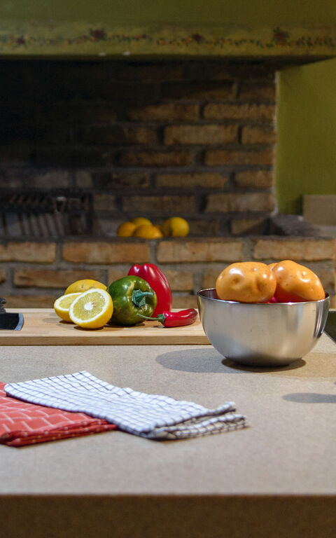 Villa Irida: Cucina, Sala da pranzo, Soggiorno