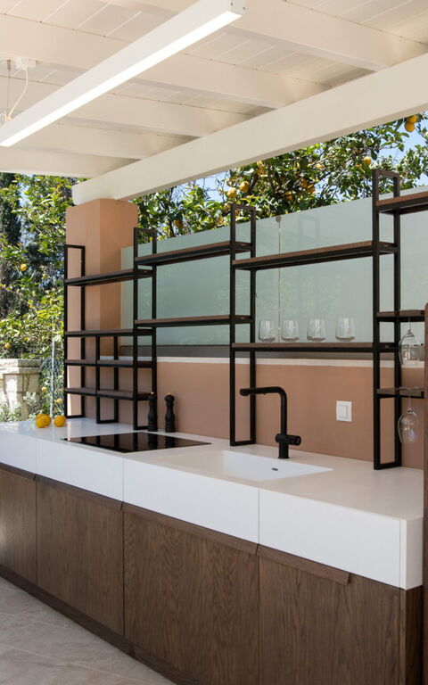 Villa Eleas Ikos: all'aperto, Balcone / Terrazza / Patio, Esterni