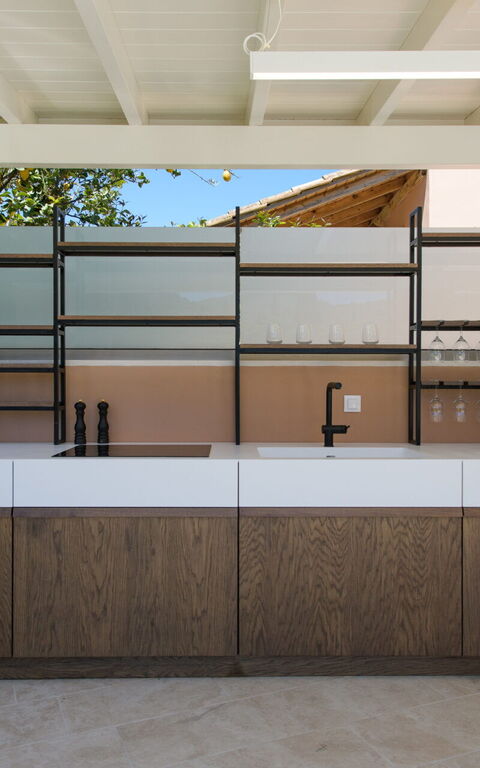 Villa Eleas Ikos: all'aperto, Balcone / Terrazza / Patio, Esterni