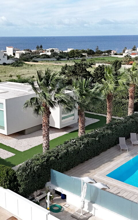 Villa Pizzolungo: all'aperto, Piscina, Vista Panoramica