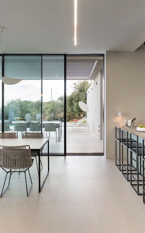 Villa Calypso: Cucina, Sala da pranzo, Soggiorno