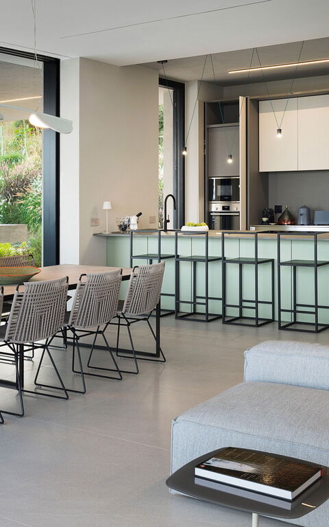 Villa Calypso: Cucina, Sala da pranzo, Soggiorno