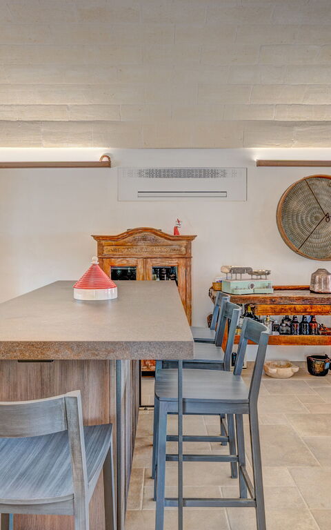 Trulli di Luccio: Cucina, Sala da pranzo