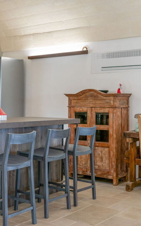 Trulli di Luccio: Cucina, Sala da pranzo