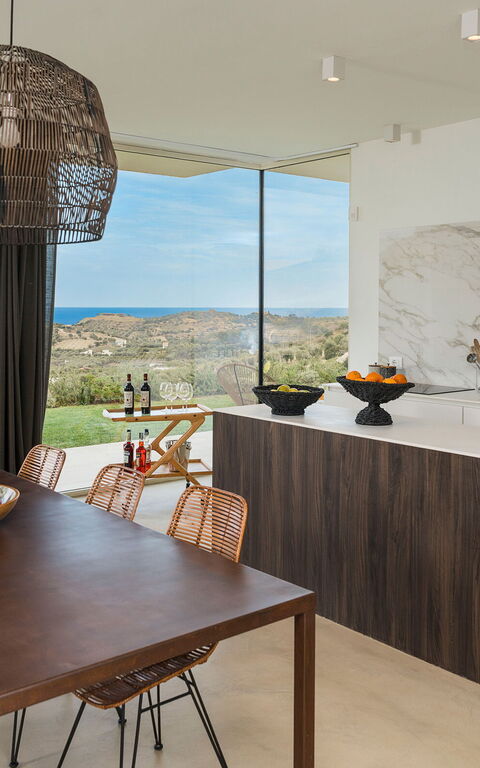 Villa Petite Afrique: Cucina, Sala da pranzo