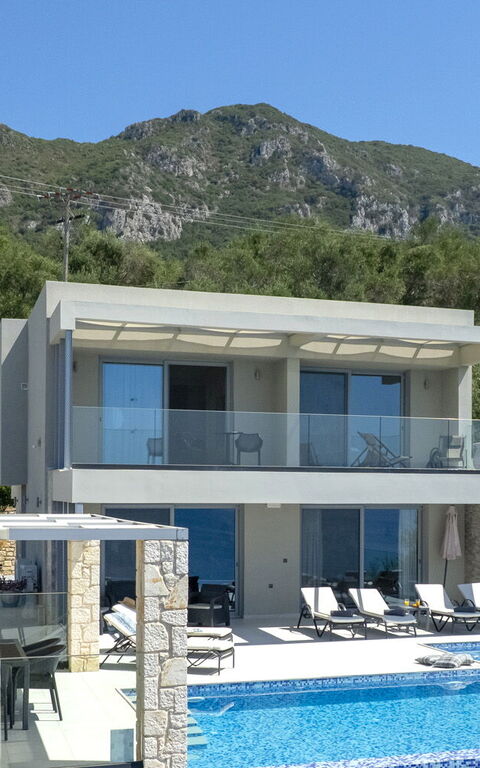 Villa Alkyoni: all'aperto, Giardino, Piscina, Vista Panoramica