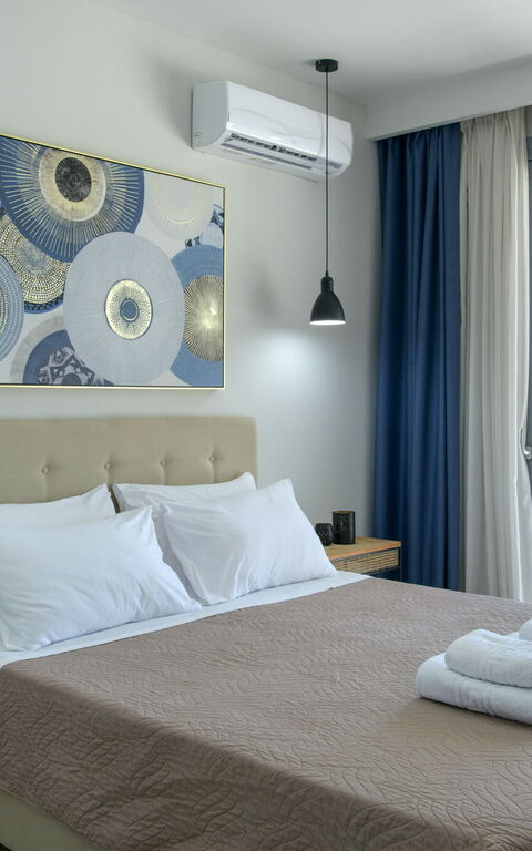 Villa Alkyoni: Camera da letto