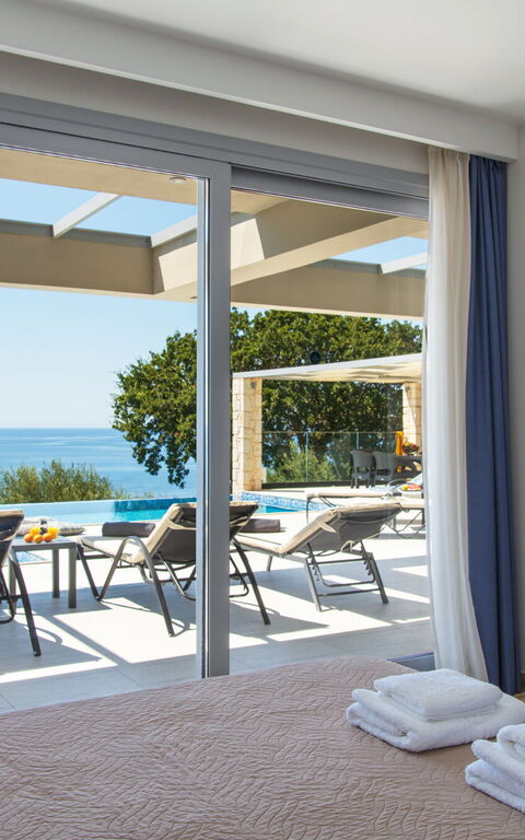 Villa Alkyoni: Camera da letto