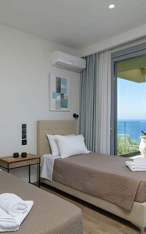 Villa Alkyoni: Camera da letto