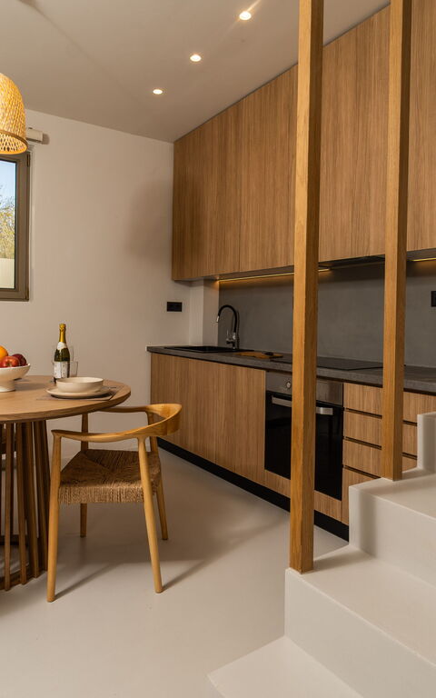 Lofos Horizon Villa: Cucina, Sala da pranzo