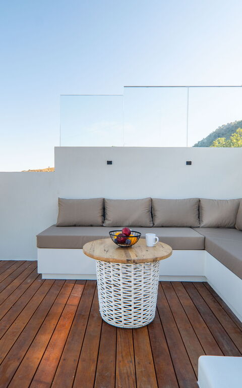 Lofos Horizon Villa: all'aperto, Balcone / Terrazza / Patio, Esterni