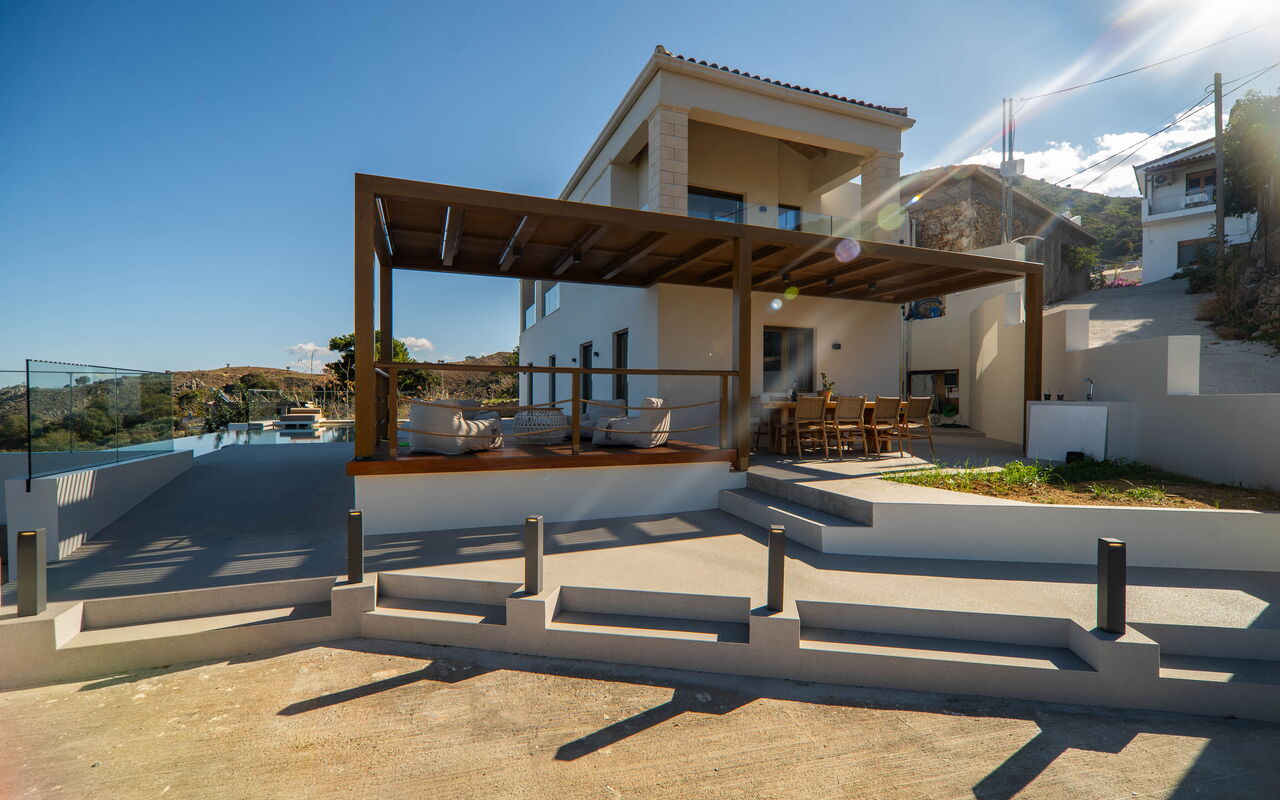 Lofos Horizon Villa: all'aperto, Esterni