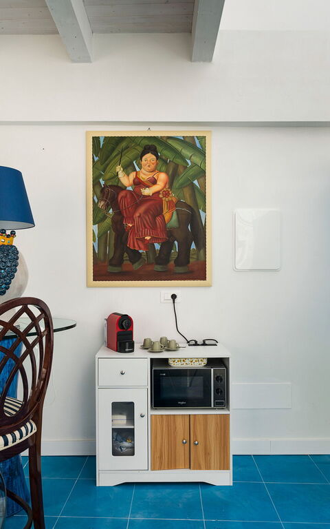 Montalbano Suite: Cucina, Soggiorno