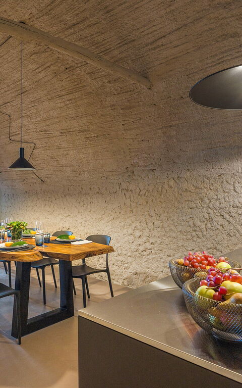 Villa Continella: Cucina, Sala da pranzo