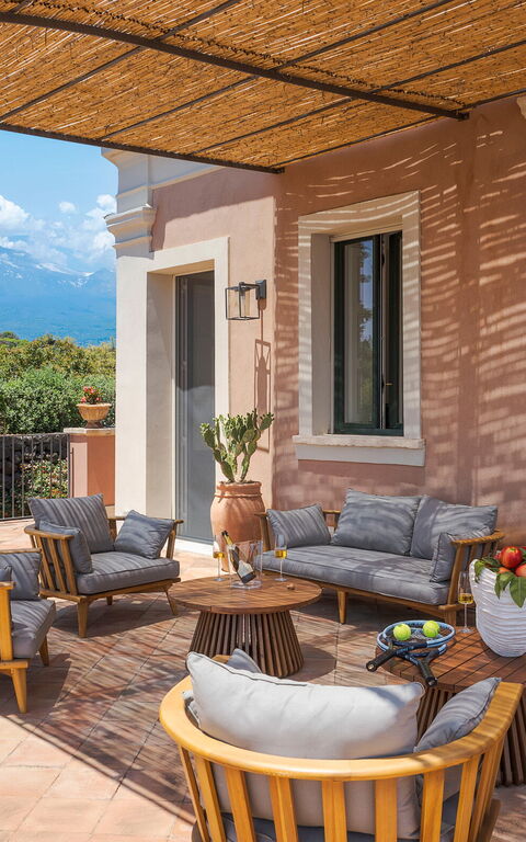 Villa Continella: all'aperto, Balcone / Terrazza / Patio, Esterni