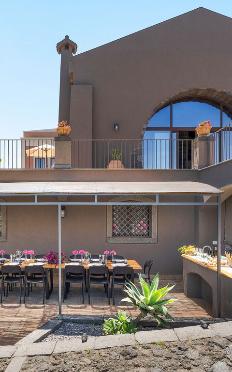 Villa Continella: all'aperto, Balcone / Terrazza / Patio, Esterni