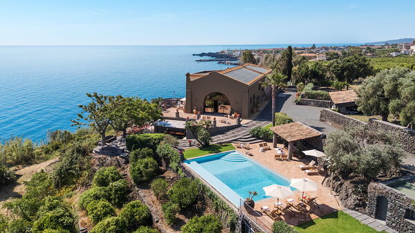 Villa Continella: Giardino, Piscina, Vista Panoramica