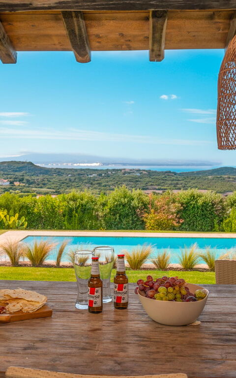 Villa Marinella: Balcone / Terrazza / Patio, Esterni, Piscina, Vista Panoramica