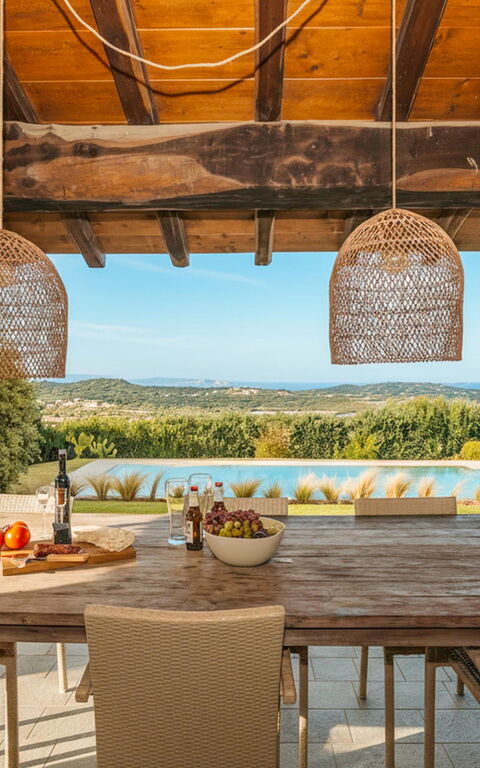 Villa Marinella: Balcone / Terrazza / Patio, Esterni, Piscina, Vista Panoramica