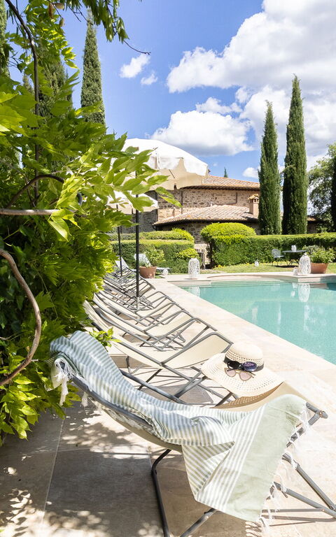 Podere Peteglia: all'aperto, Esterni, Piscina
