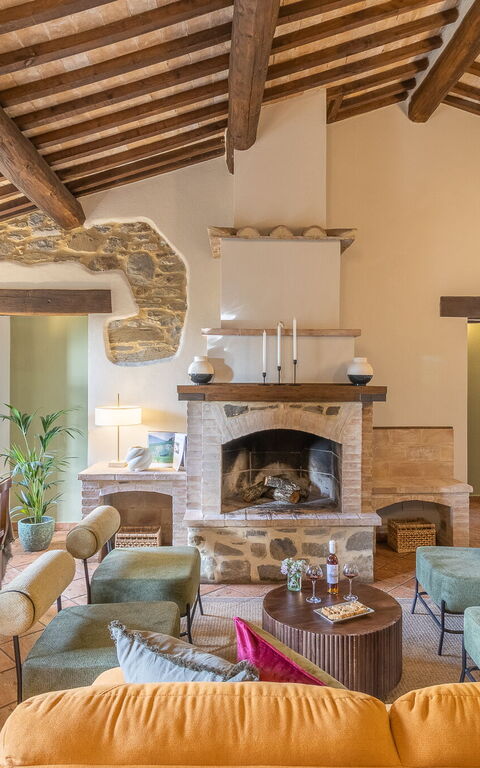 Podere Peteglia: Sala da pranzo, Soggiorno