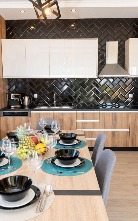 Villa Olympia: Cucina, Sala da pranzo