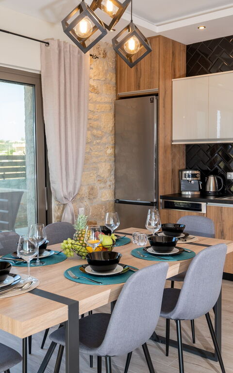 Villa Olympia: Cucina, Sala da pranzo