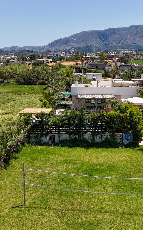 Villa Olympia: Giardino, Vista Panoramica