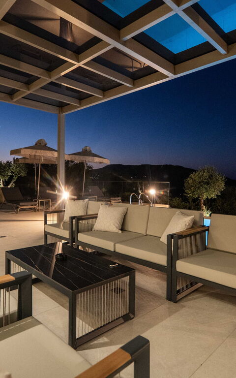 Villa Vasilissa: all'aperto, Balcone / Terrazza / Patio, Esterni, Piscina