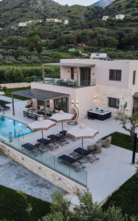Villa Vasilissa: all'aperto, Esterni, Giardino, Piscina