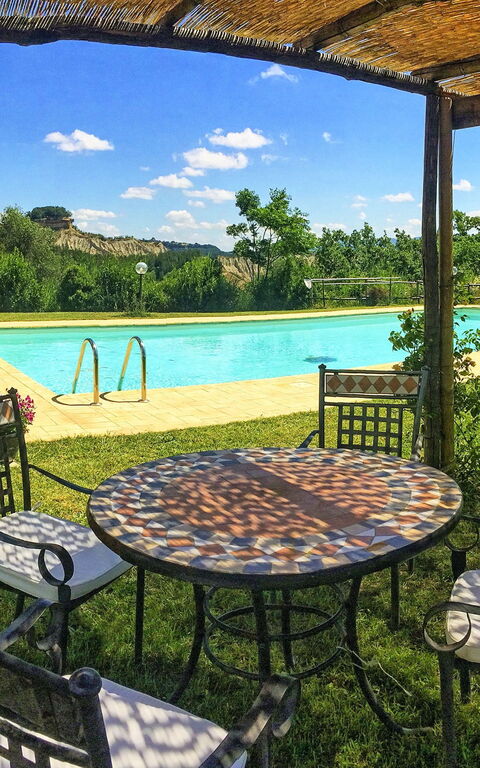 Villa Civita: Giardino, Piscina