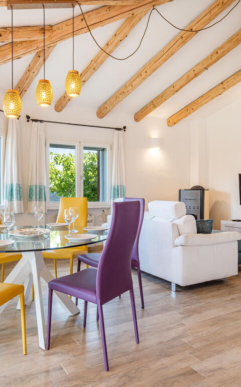 Villa Zephyros: Sala da pranzo, Soggiorno