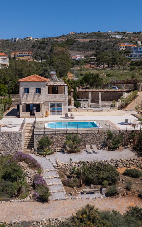 Villa Pi: Piscina, Vista Panoramica