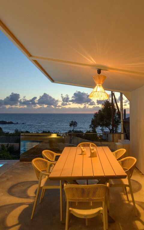 Villa Elais: all'aperto, Balcone / Terrazza / Patio, Piscina, Vista Panoramica