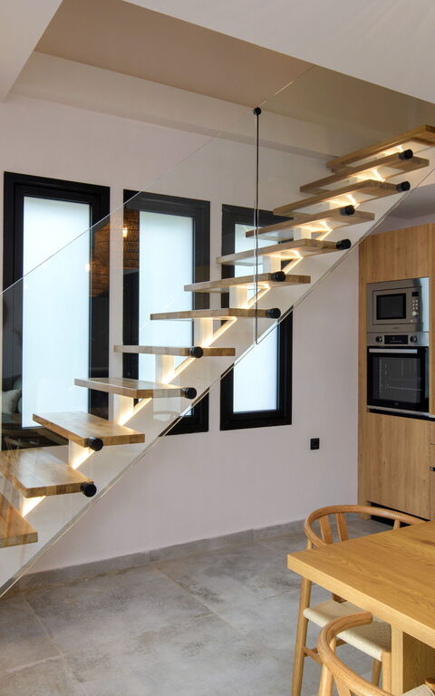 Villa Elais: Cucina, Sala da pranzo