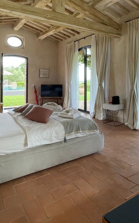 Villa Icario: Camera da letto
